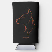 Aangepaste Minimalistische Dobermann  (Voorkant)