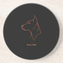 Aangepaste Minimalistische Dobermann 