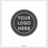 Aangepaste minimalistische, eenvoudige & moderne sticker (Vel)