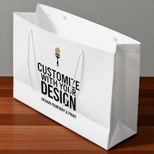 Aangepaste Minimalistische Gepersonaliseerde Bedri Groot Cadeauzakje