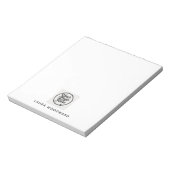 Aangepaste Minimalistische Logo Notitieblok (Gedraaid)