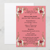 Aangepaste minimalistische Memorial Invitation Kaa Kaart (Voorkant / Achterkant)