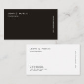 Aangepaste minimalistische moderne professionele z visitekaartje (Voorkant / Achterkant)