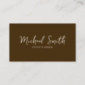 Aangepaste minimalistische moderne QR-code Logo Visitekaartje (Voorkant)