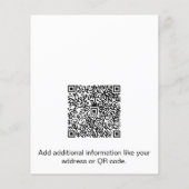 Aangepaste minimalistische onroerend goed Logo pro Flyer (Achterkant)