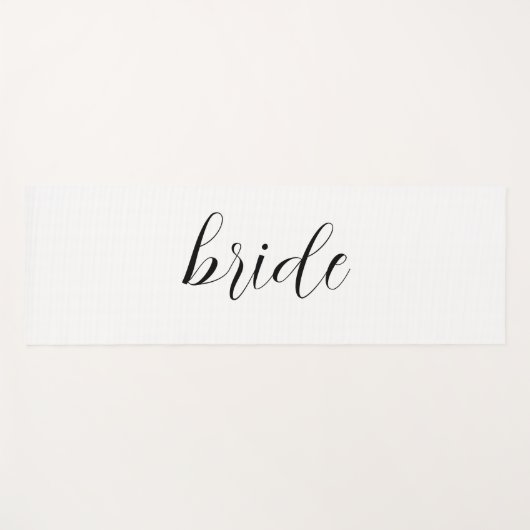 Aangepaste minimalistische script bruid naam bruil yogamat (Voorkant (horizontaal))