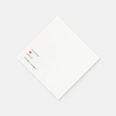 Aangepaste Minimalistische Trouwservetten Servet (Hoek)