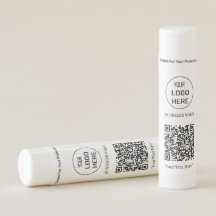 Aangepaste minimalistische zakelijke Logo- en QR-c