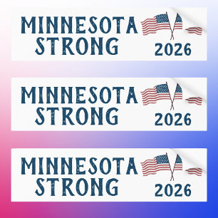 Aangepaste Minnesota Weerstand Bumpersticker