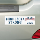 Aangepaste Minnesota Weerstand Bumpersticker (Op auto)