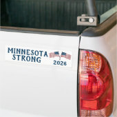 Aangepaste Minnesota Weerstand Bumpersticker (Op Truck)