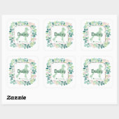 Aangepaste mint poedel sticker - Gepersonaliseerd (Vel)