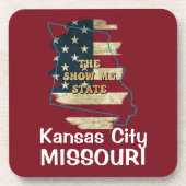 Aangepaste 'Missouri State Beverage Coaster' Bier Onderzetter (Voorkant)