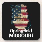 Aangepaste 'Missouri State Beverage Coaster' Bier Onderzetter (Voorkant)
