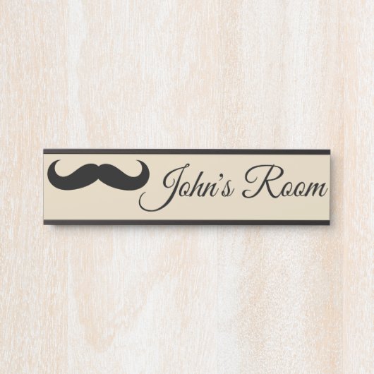 Aangepaste modelontwerpnaam deurbordje (Voorkant)