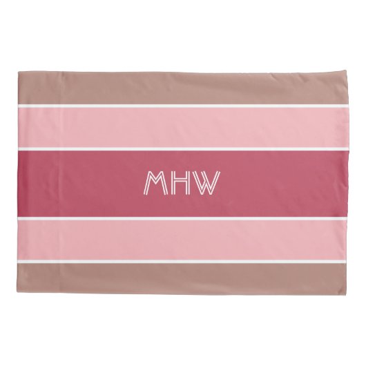 Aangepaste modelpatroonmodellenvakken voor Stripes Kussensloop (Achterkant)