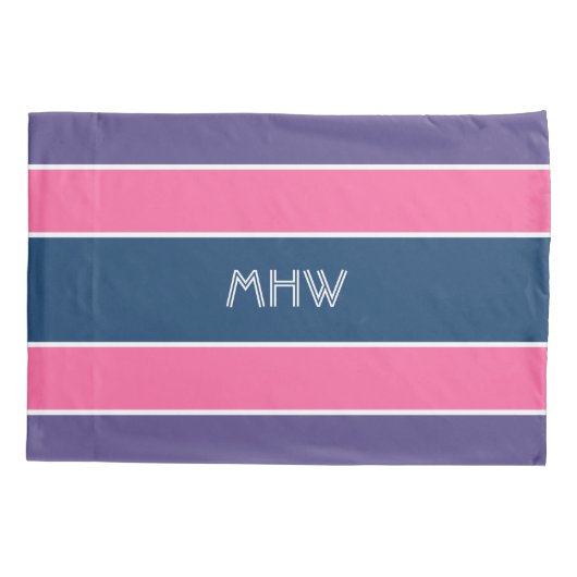 Aangepaste modelpatroonmodellenvakken voor Stripes Kussensloop (Achterkant)