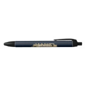 Aangepaste modeltrein blauwe inkt pen (Bovenkant)