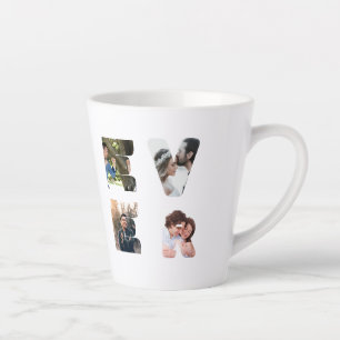 Aangepaste moderne 11 foto Beste vader ooit vaders Latte Mok