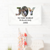 Aangepaste moderne 3 fotocollage-vreugde voor de w spandoek (Insitu)