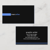 Aangepaste moderne 519g visitekaartje (Voorkant / Achterkant)