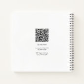 Aangepaste Moderne Abstracte Kunst Notitieboek (Achterkant)