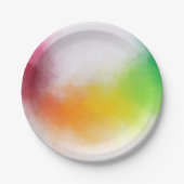 Aangepaste, moderne, Abstracte kunstmatige Sjabloo Papieren Bordje (Voorkant)