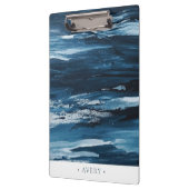 Aangepaste moderne Abstracte verf Klembord (Links)