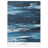 Aangepaste moderne Abstracte verf Klembord (Achterkant)