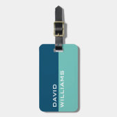 Aangepaste moderne bagagelabels voor het reizen va (Voorkant verticaal)