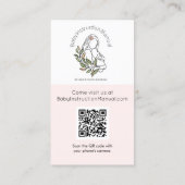 Aangepaste, moderne bedrijfskaarttemplate visitekaartje (Achterkant)