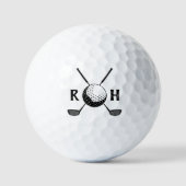 Aangepaste moderne beginletter golfballen (Voorkant)