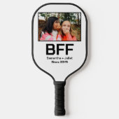 Aangepaste moderne beste vriend voor altijd foto pickleball paddle (Voorkant)