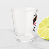 Aangepaste moderne beste vriend voor altijd foto shot glas (Links)