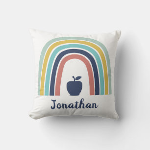 Aangepaste moderne boho-appelregenboog kussen