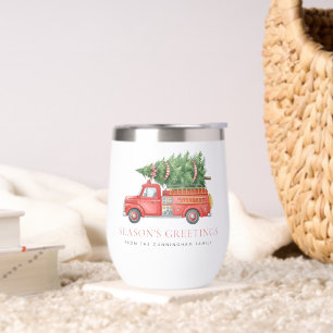 Aangepaste moderne brandweerman Kerst brandweerwag