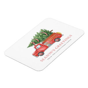 Aangepaste moderne brandweerman Kerst brandweerwag Magneet