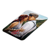 Aangepaste Moderne Couple foto Magneet (Linkerzijde)