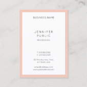 Aangepaste moderne, eenvoudige, minimalistische re visitekaartje (Achterkant)