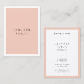 Aangepaste moderne, eenvoudige, minimalistische re visitekaartje (Voorkant / Achterkant)