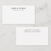 Aangepaste, moderne, eenvoudige Sjabloon rendy Visitekaartje (Voorkant / Achterkant)