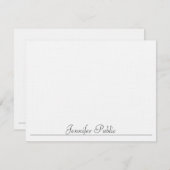 Aangepaste moderne, eenvoudige Sjabloon Typografie (Voorkant / Achterkant)