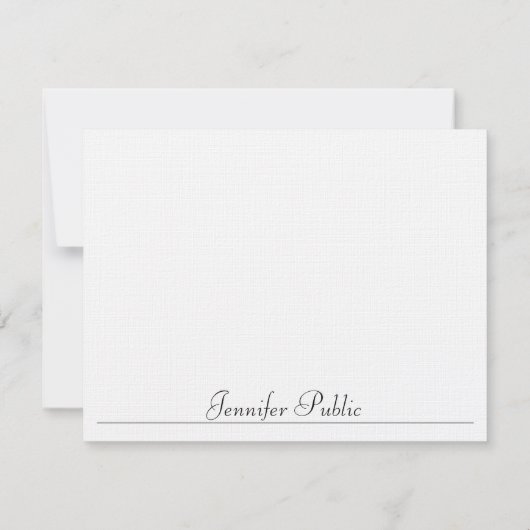 Aangepaste moderne, eenvoudige Sjabloon Typografie (Achterkant)