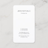 Aangepaste Moderne Elegant Monogram Sjabloon Visitekaartje (Achterkant)