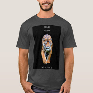 Aangepaste moderne, elegante Motivatie Sjabloon T-shirt