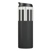 Aangepaste moderne elegante pianotoetsen thermosbeker (Geroteerd rechts)
