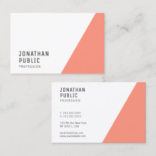 Aangepaste, moderne, elegante professionele Sjablo Visitekaartje