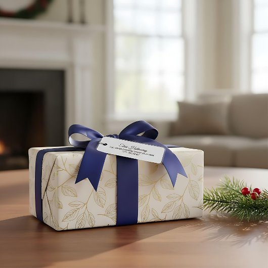 Aangepaste moderne elegante retouradres label