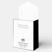 Aangepaste moderne en minimalistische afstudeerfee bedankdoosjes (Geopend)