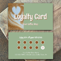 Aangepaste moderne eucalyptus koffie cafe klant